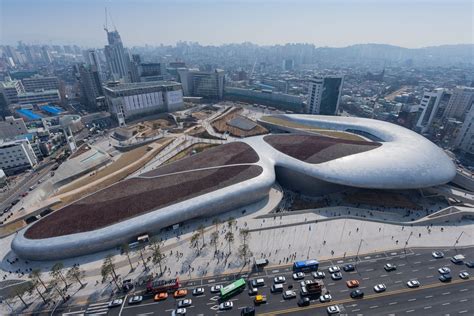 Dongdaemun Design Plaza Seoul South Korea Zaha Hadid