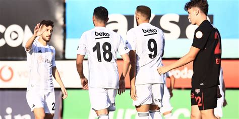 Beşiktaş hazırlık maçında yıldızlarıyla kazandı