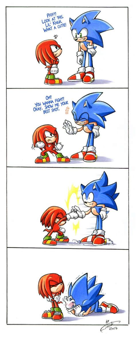 Even Classic Knuckles Doesnt Chuckle Sonic The Hedgehog Sonic