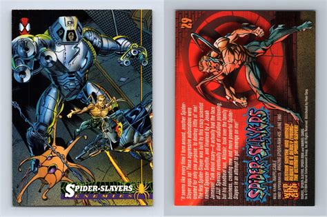 Spider Slayers 29 The Amazing Spider Man 1994 Fleer Trading Card