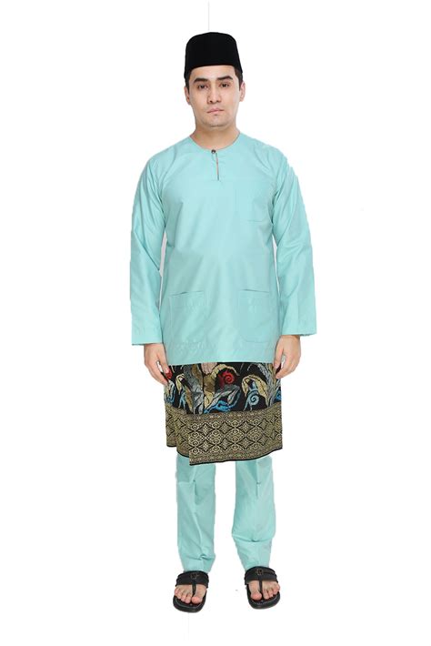 Baju adat mandar sulawesi barat. Baju Melayu Moden Teluk Belanga (Mint Green - AA1059BM ...