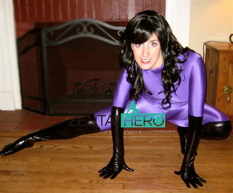 Free Shipping Dhl Wholesale Adult Sexy Purple And Black Cat Woman Spandex Superhero Zentai