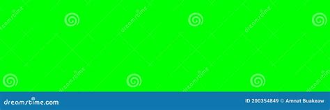 Horizontal Green Screen For Background Bright Green Color For Panorama