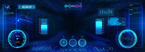 Virtual Reality Display Design With Hud Interface On Behance