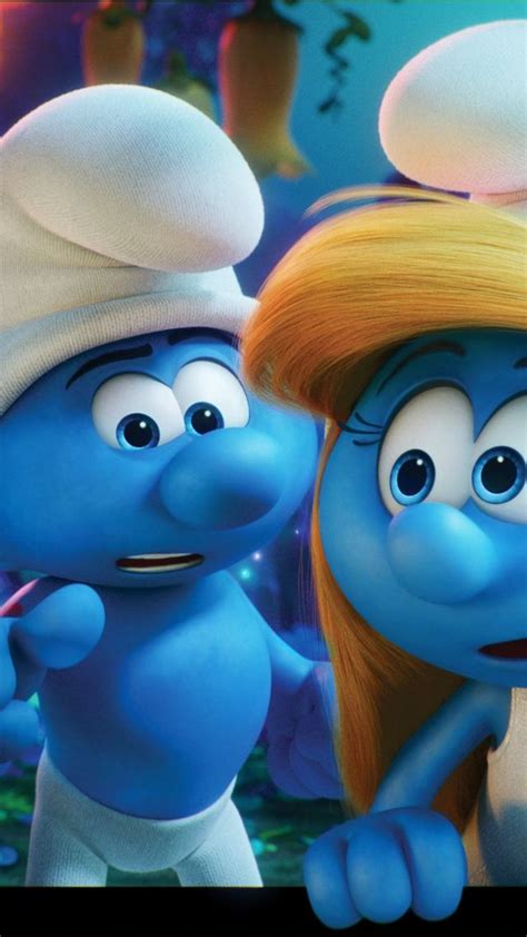 Animation movies list 2015 : Wallpaper Get Smurfy, Best Animation Movies of 2017, blue ...