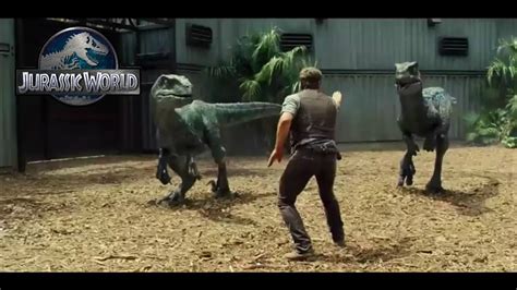 Jurassic World Clip 4 Raptor Squad Review Youtube