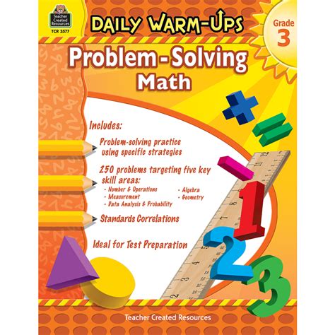 Daily Warm Ups Problem Solving Math Grade 3 Tcr3577 Teacher