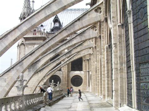 Notre Dame De Paris Flying Buttress Types Darchitecture Arc Boutant