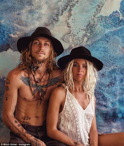 byron bay mitch gobel and sally mustang get permanent matching lip tattoos as a form of