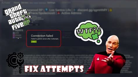 Resolver Attempts Connection Failed Fivem Gta Rp Youtube