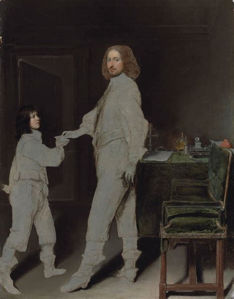 Gonzales Coques Portrait Of A Man Receiving A Letter From A Boy C