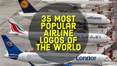 35 Most Popular Airline Logos Of The World Youtube