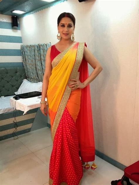 Madhuri Dixits Best Saree Moments Releasing Her Saree Wardrobe