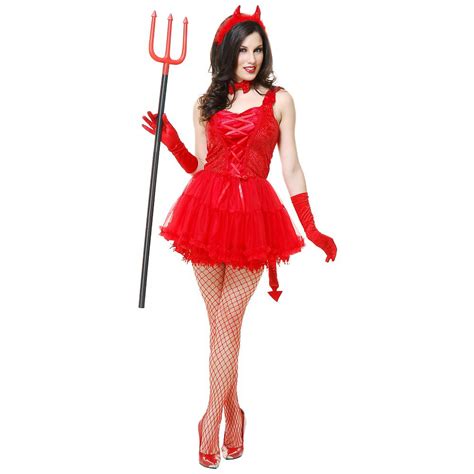 red hot devil adult costume large