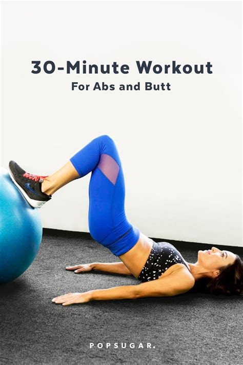 Workout For Abs And Butt Popsugar Fitness Photo