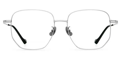 U9518 Square White Eyeglasses Frames Leoptique