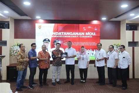 Penandatanganan Mou Antara Pemerintah Kota Semarang Dan Pt Telkom