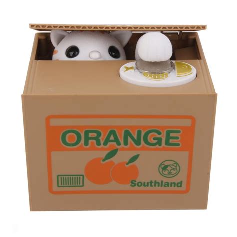 First kitty coin on polygon, first kitty moon mission. Cats Collectibles Itazura Coin Bank Automated Kitty Cat ...