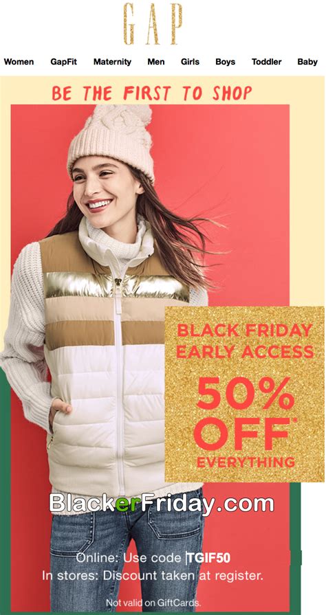 What Sale Is For Baby Gap For Black Friday - GAP Black Friday 2021 Sale - What to Expect - Blacker Friday