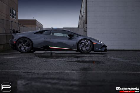 6 Grey Lamborghini Huracan Performante On Pur Wheels Sssupersports