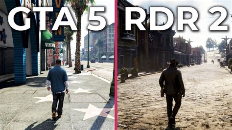Gta 5 Vs Red Dead Redemption 2 Rdr 2 Und Gta V Im Grafikvergleich