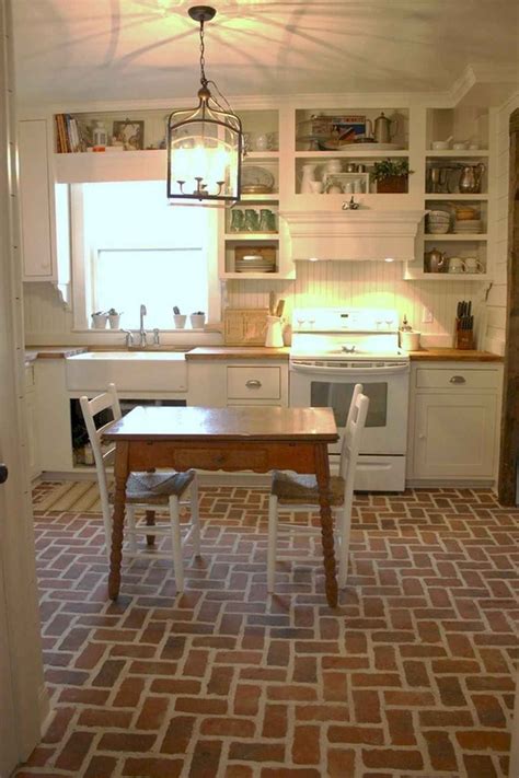 70 Tile Floor Farmhouse Kitchen Decor Ideas Page 70 Of 70 Afifah