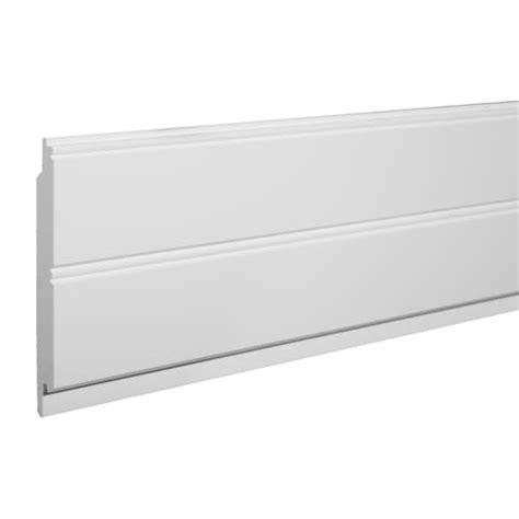 Azek 55 In X 8 Ft V Groove White Wainscot Wall Panel At