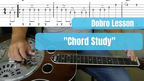 Chord Study Open G Tuning Dobro Lesson Youtube