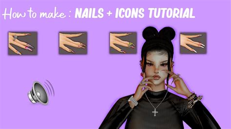 Imvu Creator How To Make Nails Quality Icons Youtube