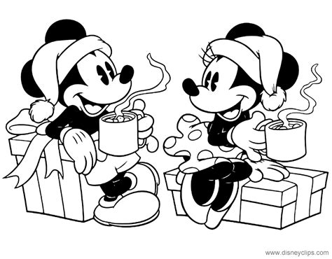 Christmas disney coloring pages 131. Disney Christmas Coloring Pages (4) | Disneyclips.com
