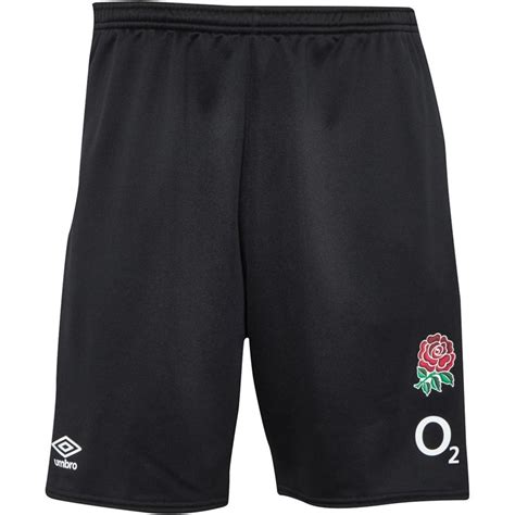 Buy Umbro Mens England Rugby Long Knit Shorts Blackcarbon