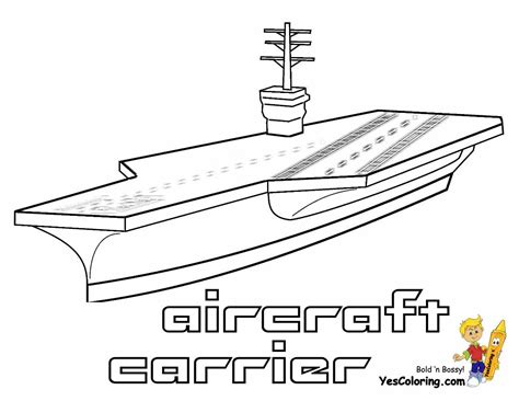 Print Out This Aircraft Carrier Coloring Page Sweet Tell Other