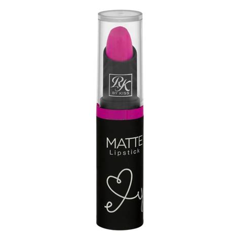 You can upgrade any lipstick with a light dusting with. KISS Ruby Kisses Matte Lipstick, Hot Pink Gossip, 0.12 fl ...
