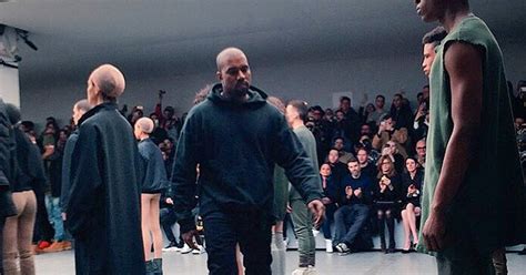 Kanye West X Adidas At New York Fashion Week Popsugar Fashion