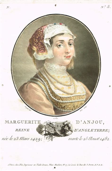 Marguerite Danjou Reine Dangleterre Née Le 23 Mars 1429 Morte Le