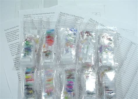 Miyuki 110 Round Seed Beads Color Sample Chart Kit By Beaddrawer