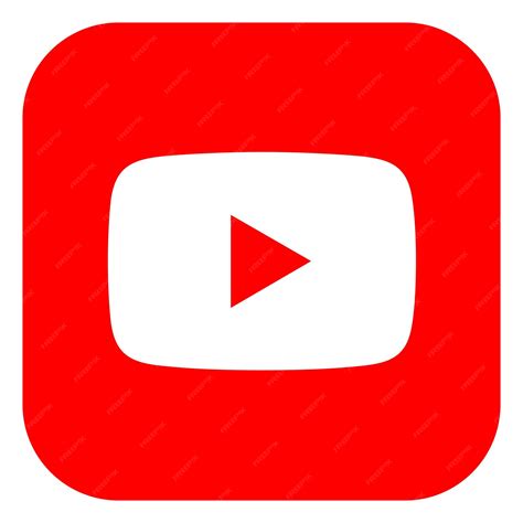 Premium Vector Square Youtube Logo Isolated On White Background