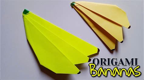 Origami Banana । How To Make A Bunch Of Origami Paper Banana Easily