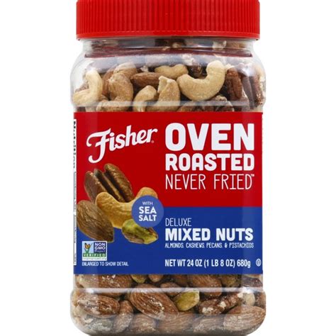 We did not find results for: Fisher Nuts, Mixed, with Sea Salt, Deluxe (24 oz) - Instacart
