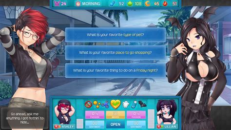 huniepop 2 double date ashley favorites guide hey poor player
