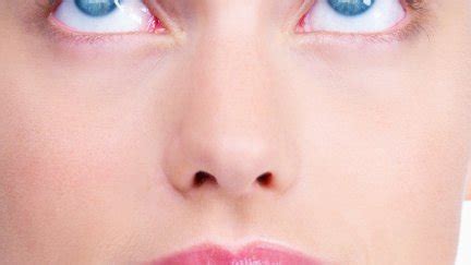 Women Model Face Blue Eyes Lips Looking Up Gloss Closeup Makeup X Wallpaper