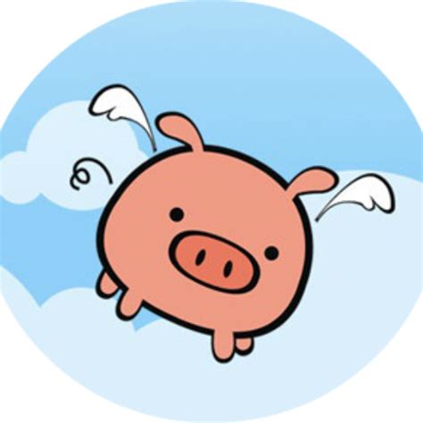 Flying Pig Marathon When Pigs Fly Cuteness Pig Png Download 512512