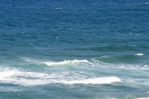 Gentle Waves Breaking On The Sea Free Stock Photo Public Domain Pictures
