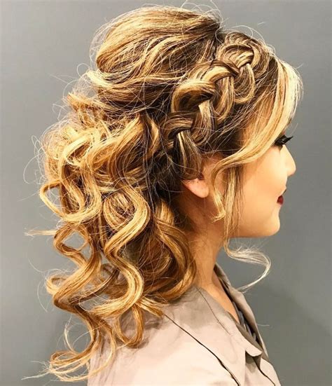 40 Creative Updos For Curly Hair Curly Hair Styles Curly Hair Styles