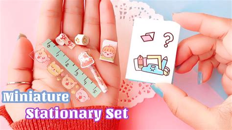 7 Diy Miniature School Supplies Ideas Cute Collection Of Miniature