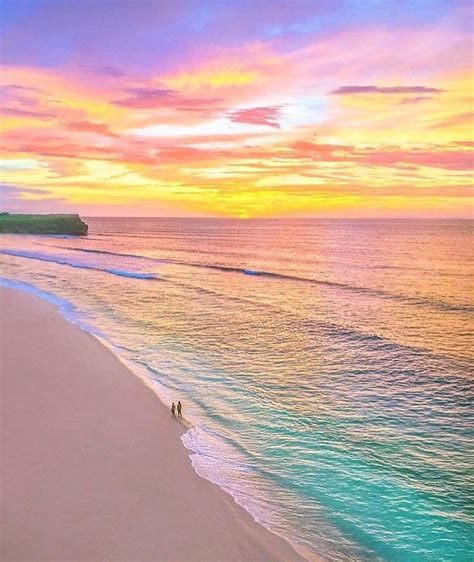 Beauty Nature On Pastel Sunset Bali Sunset Sunrise Photography