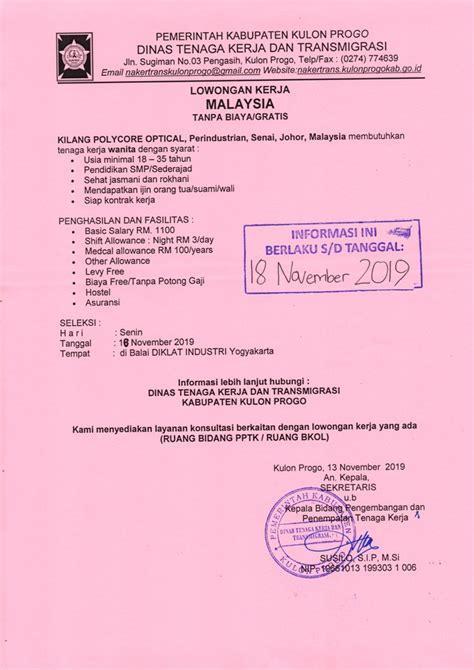 Jangan asal kerja, surat kontrak kerja karyawan swasta perlu kamu punya. Kontrak Kerja Malaysia : Akta Buruh Waktu Bekerja - Surat ...