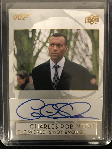 2019 Upper Deck James Bond Collection Noa On Colin Salmon Authentic