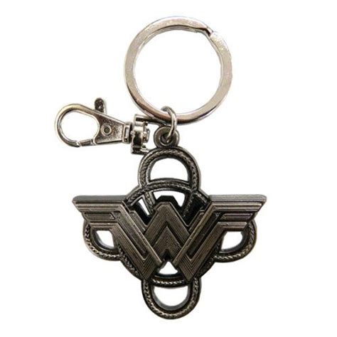 Buy Wonder Woman Logo With Lasso Pewter Key Chain At Entertainment