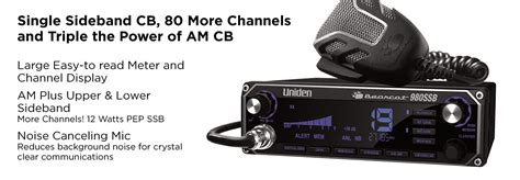 Uniden Bearcat 980 40 Channel Ssb Cb Radio With Sideband Noaa